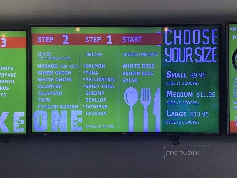 Poke One - Lone Tree, CO menu_pic