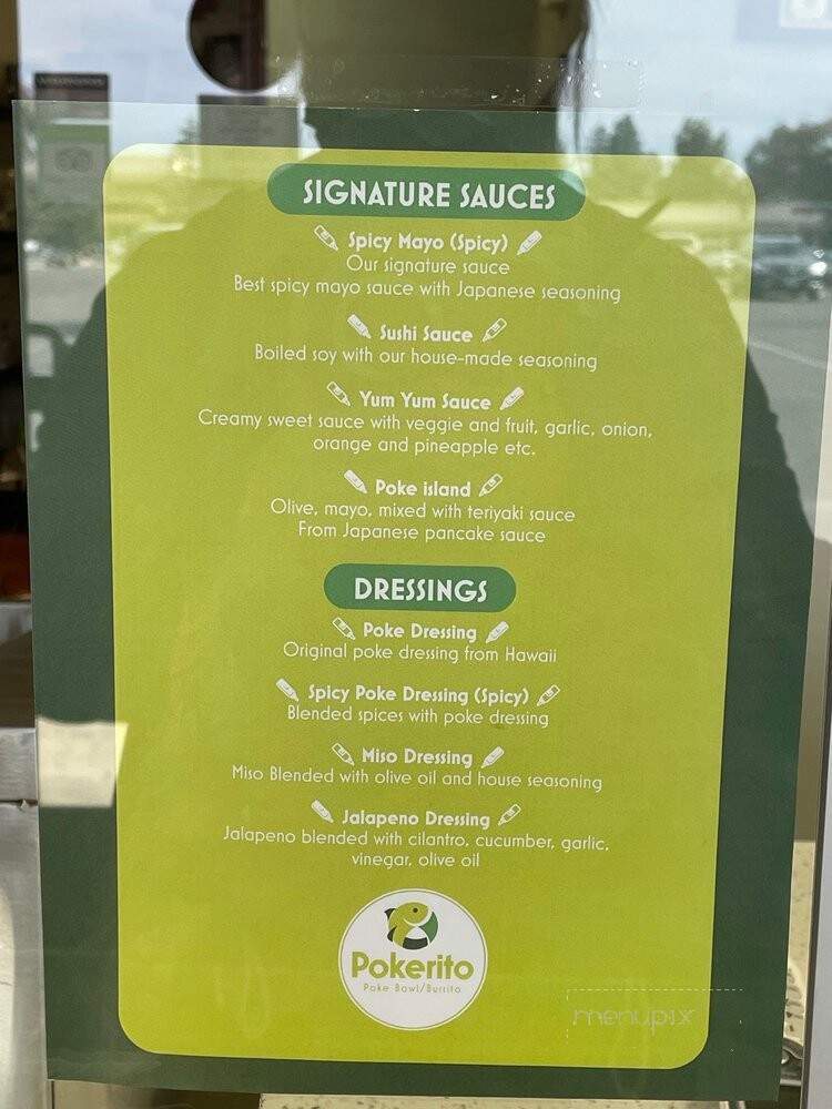 Pokerito - Tulare, CA menu_pic