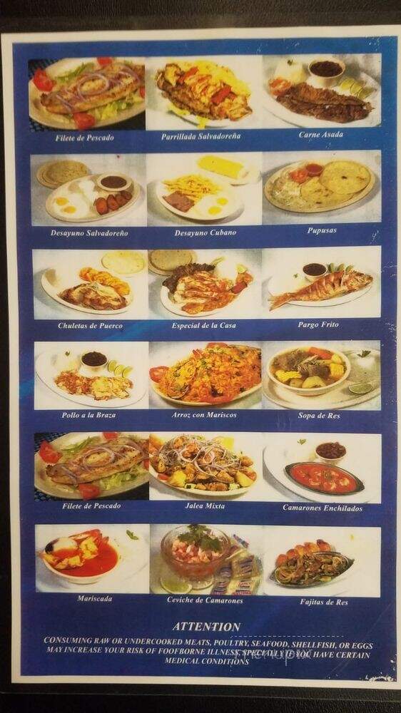 Polaris Cafeteria - Miami, FL menu_pic