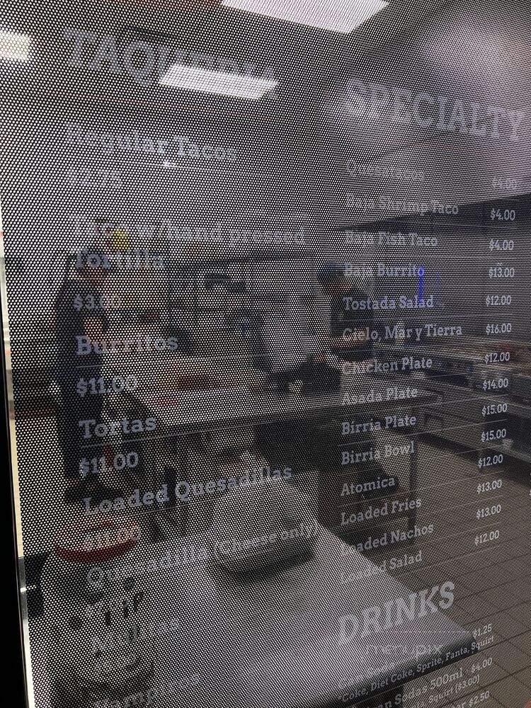 Poncho's Taqueria - Los Angeles, CA menu_pic