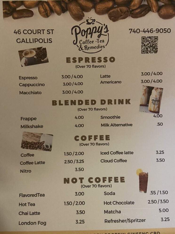 Poppy's Coffee Tea & Remedies - Gallipolis, OH