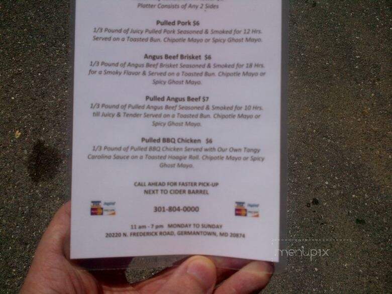Porky's Bar-B-Que - Boyds, MD menu_pic