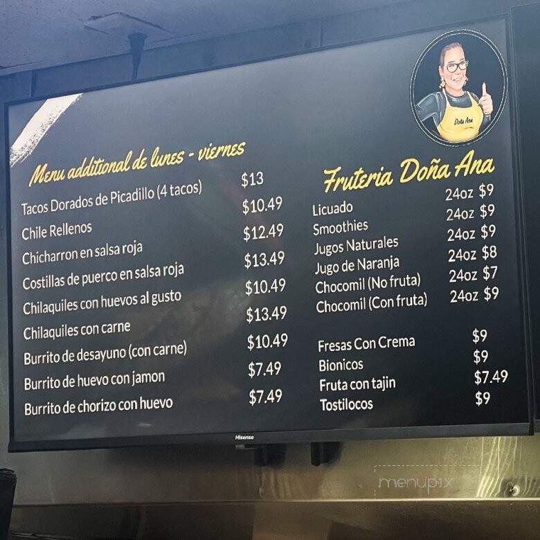 Pozoleria Dona Ana - Panorama, CA menu_pic