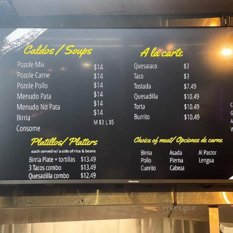 Pozoleria Dona Ana - Panorama, CA menu_pic