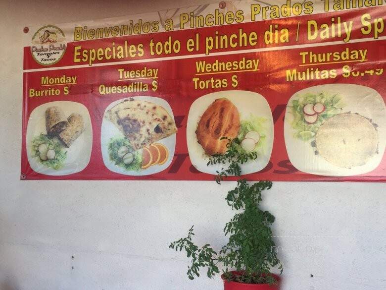 Prado's Tamales - Homeland, CA menu_pic