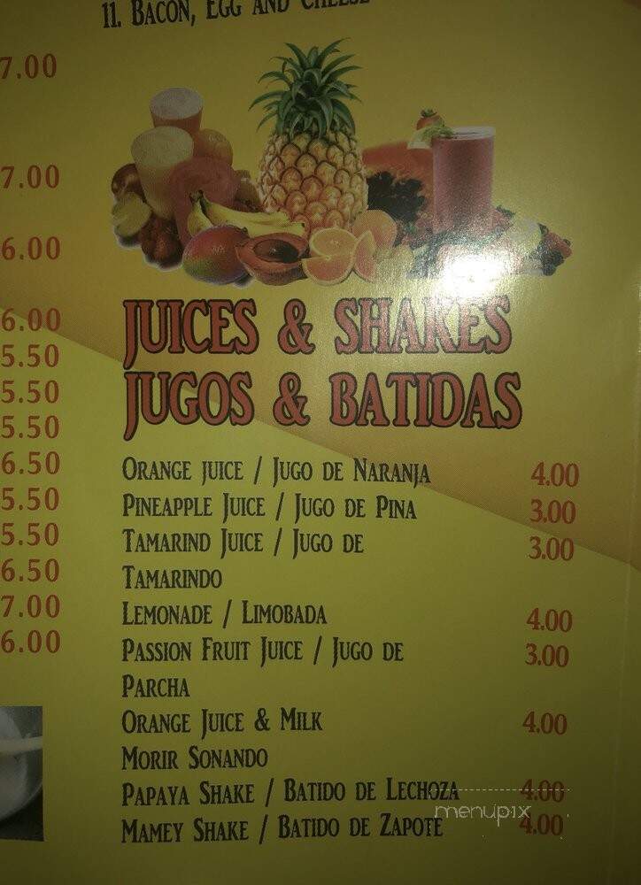 Primo's Restaurant - Bronx, NY menu_pic