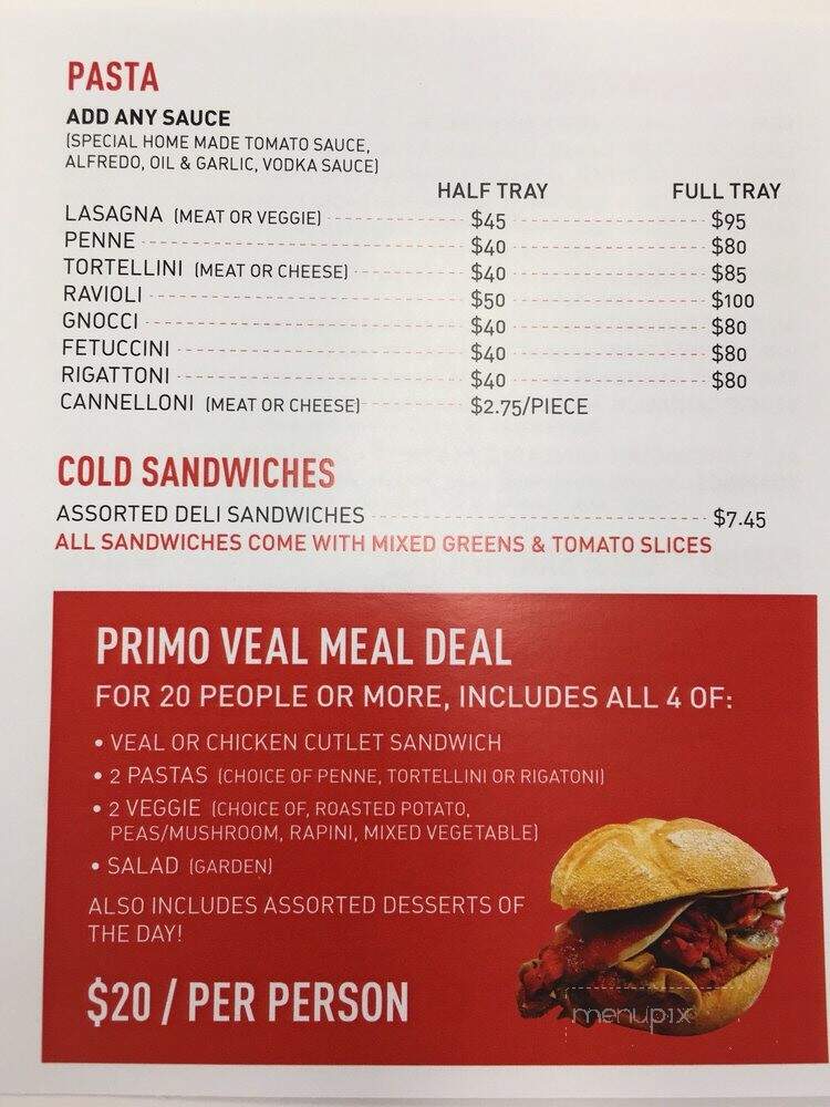 Primo Veal - Toronto, ON
