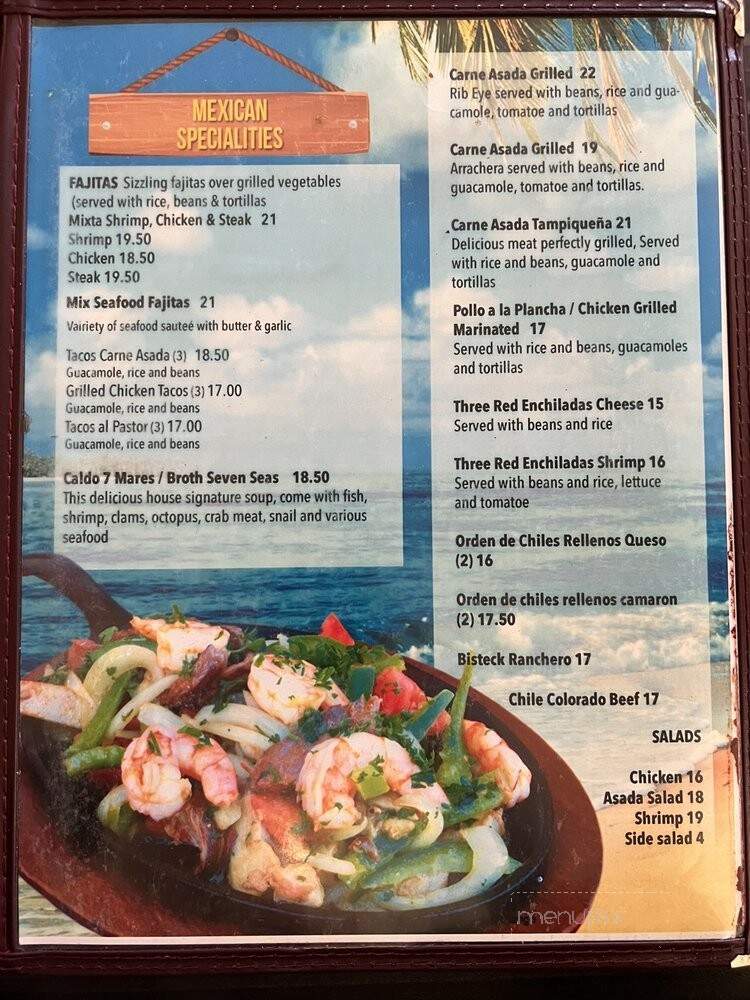 Puerto Nuevo Patio & Grill - El Centro, CA menu_pic