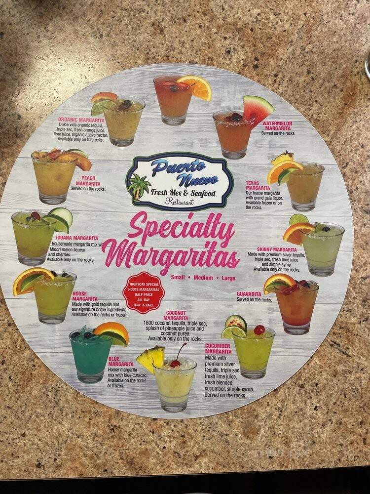 Puerto Nuevo - Toccoa, GA menu_pic