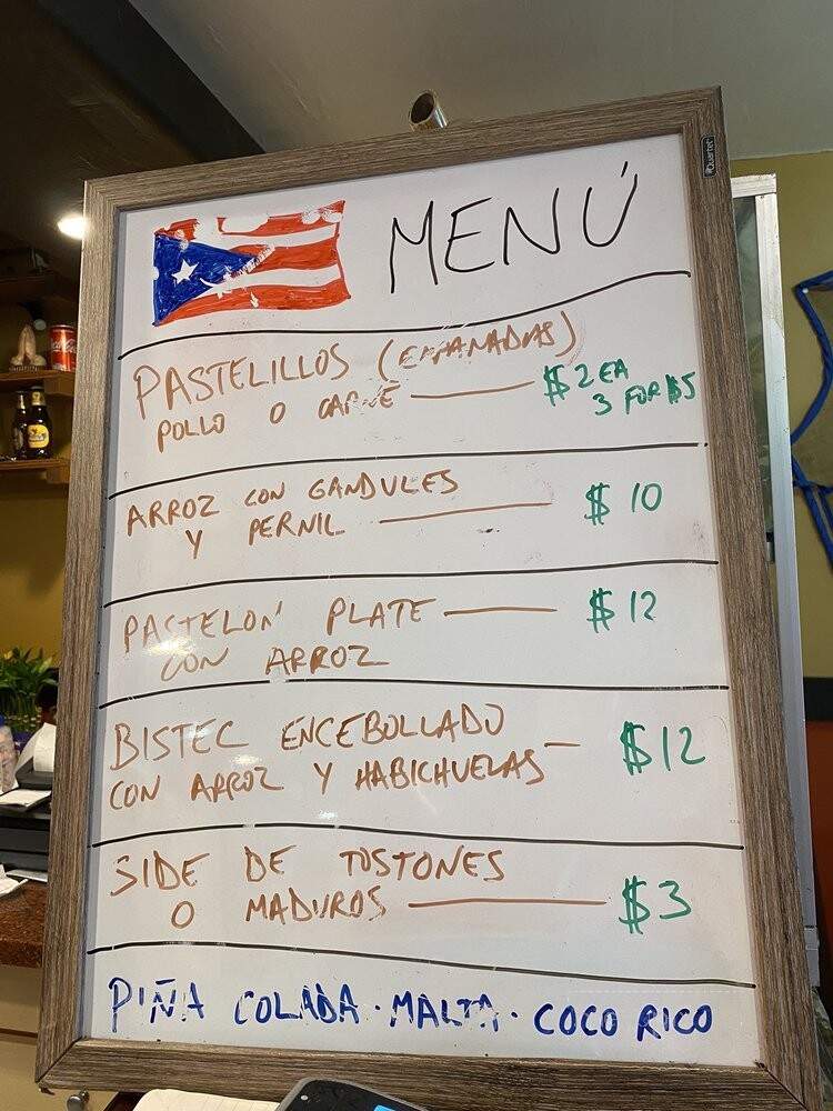 Puerto Rican Flavors - South Gate, CA menu_pic