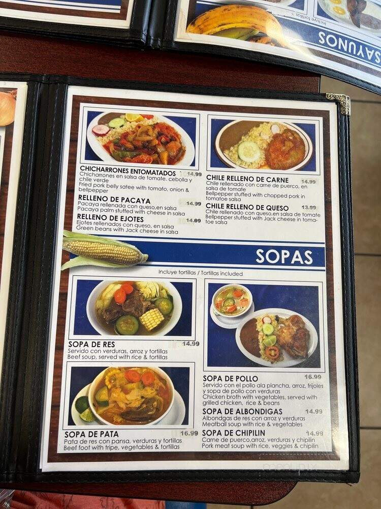 Pupuseria Comalapa - Bell Gardens, CA menu_pic