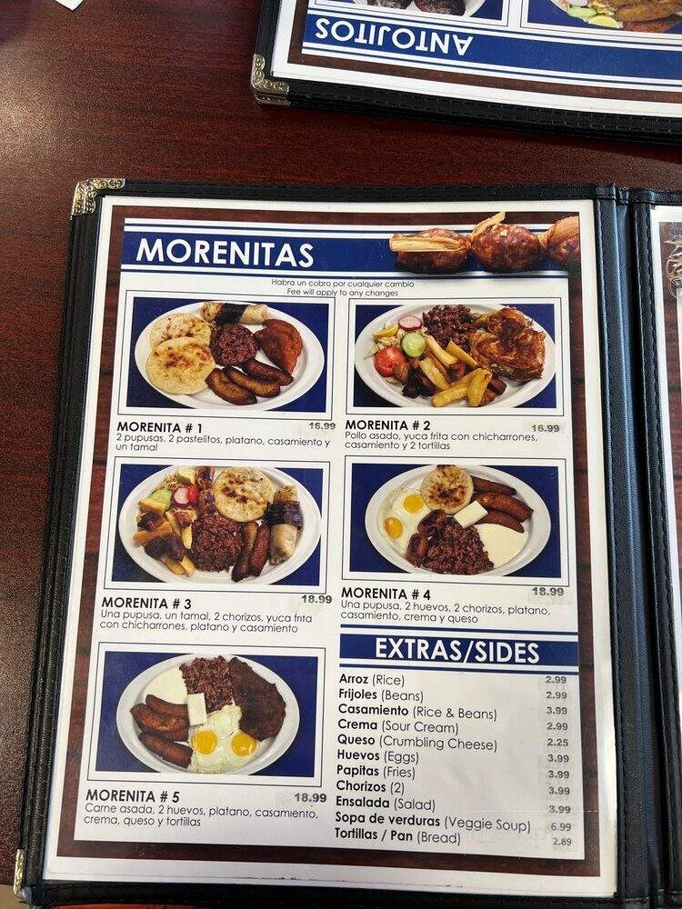 Pupuseria Comalapa - Bell Gardens, CA menu_pic
