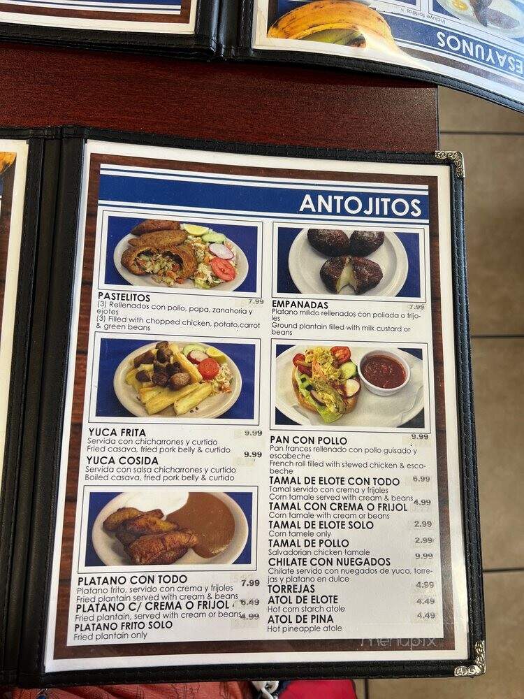 Pupuseria Comalapa - Bell Gardens, CA menu_pic