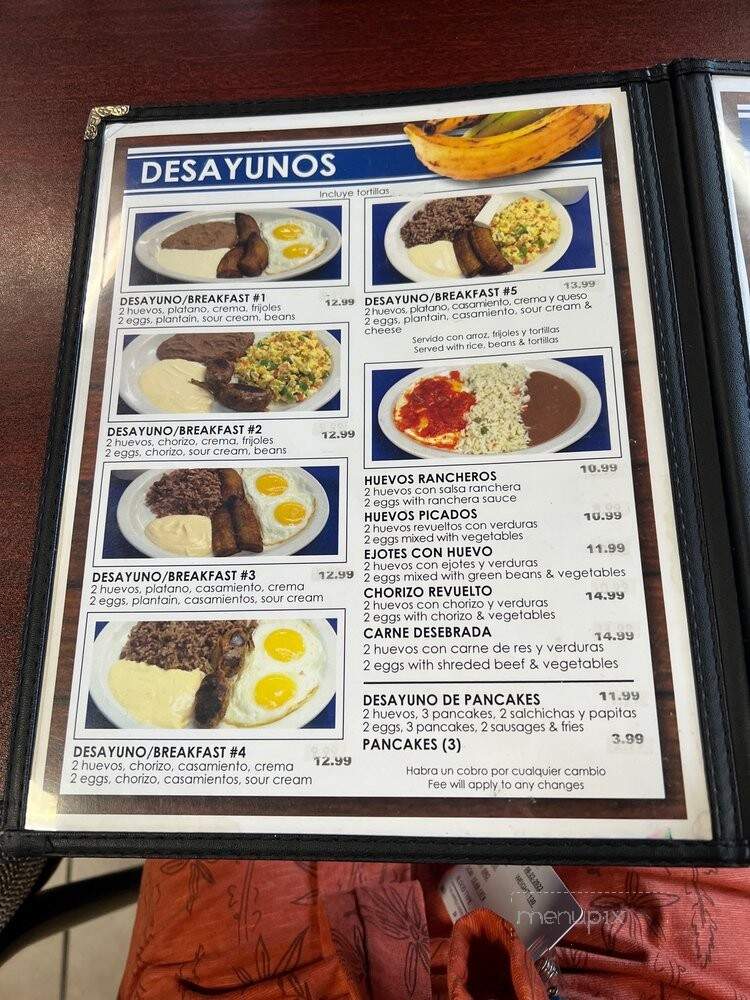 Pupuseria Comalapa - Bell Gardens, CA menu_pic