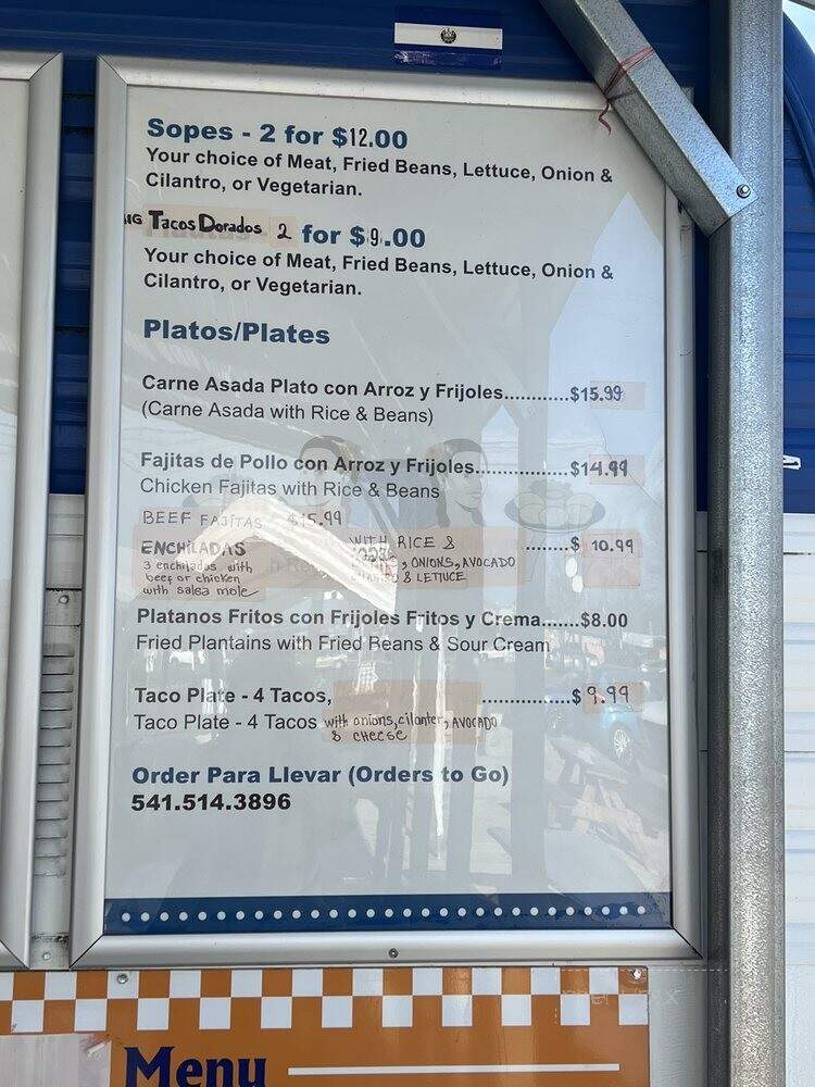 Pupuseria Las Comadres - Eugene, OR menu_pic