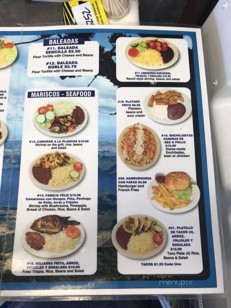 Pupuseria La Unica Autentica - Dallas, TX menu_pic