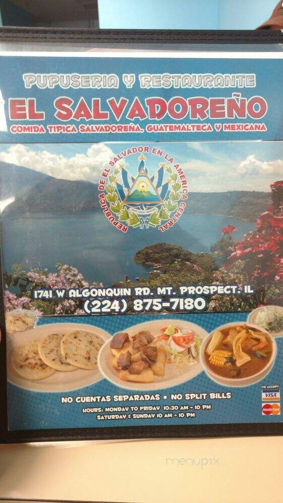 Pupuseria y Rest El Salvadoreno - Mount Prospect, IL menu_pic