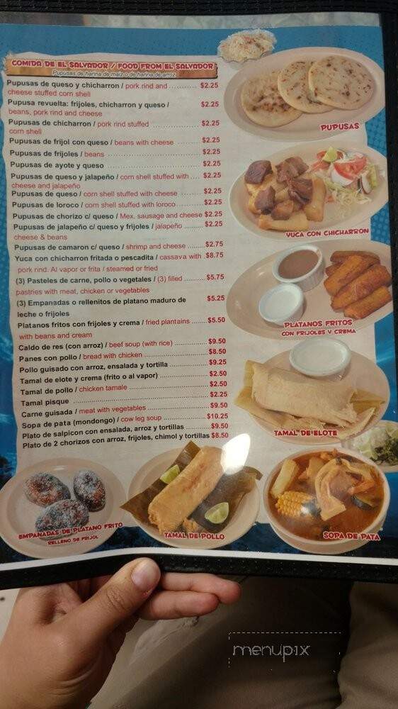 Pupuseria y Rest El Salvadoreno - Mount Prospect, IL menu_pic