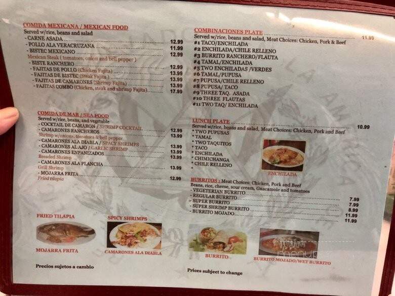 Pupuseria Y Taqueria Los Cocos - Hayward, CA menu_pic