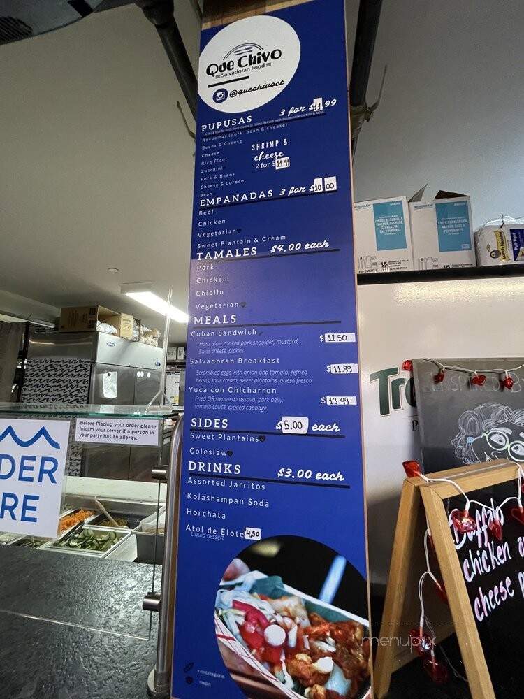 Que Chivo - Hartford, CT menu_pic