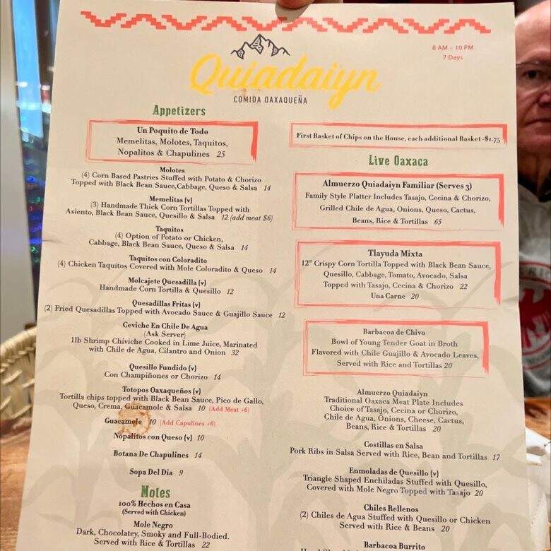 Quiadaiyn Restaurant - Los Angeles, CA menu_pic