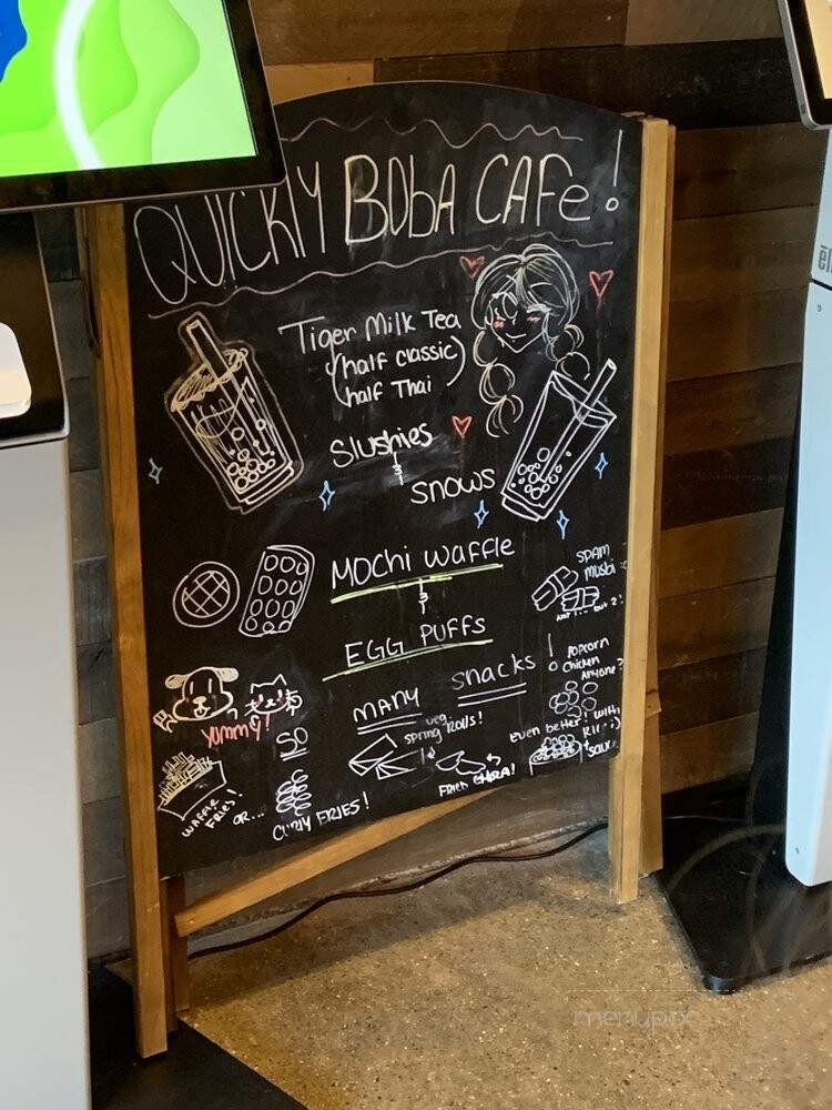 Quickly Boba Cafe - Ferndale, MI menu_pic