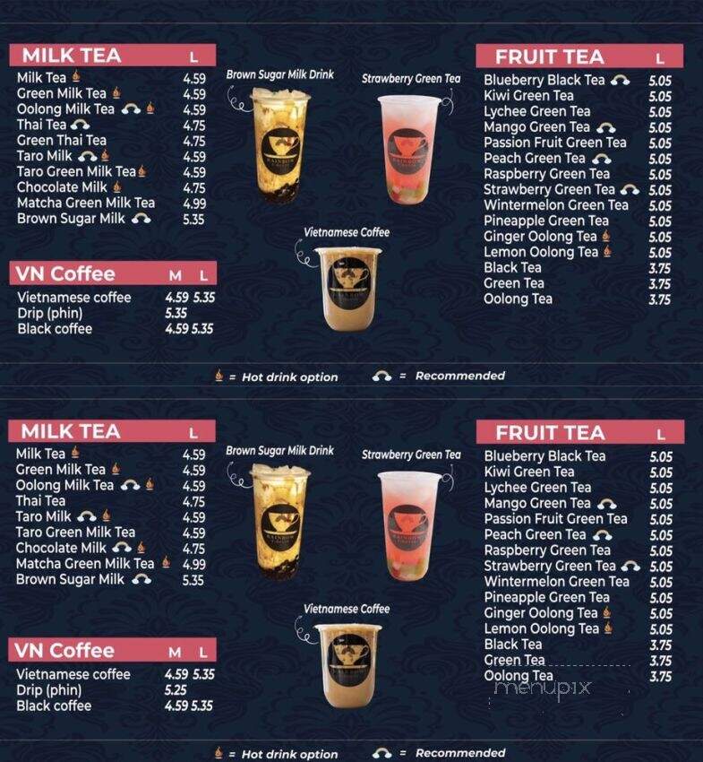 Rainbow T-House - Hesperia, CA menu_pic