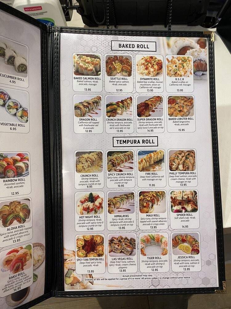 Raku Sushi & Teriyaki - Santa Ana, CA menu_pic