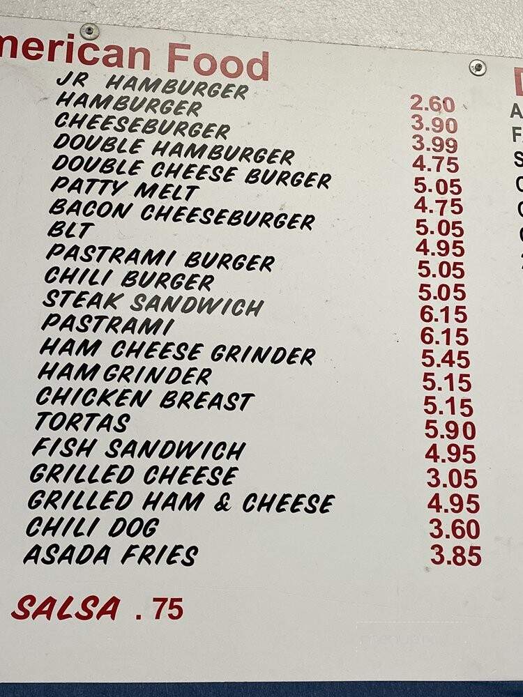 Ramsey Burger - Beaumont, CA menu_pic