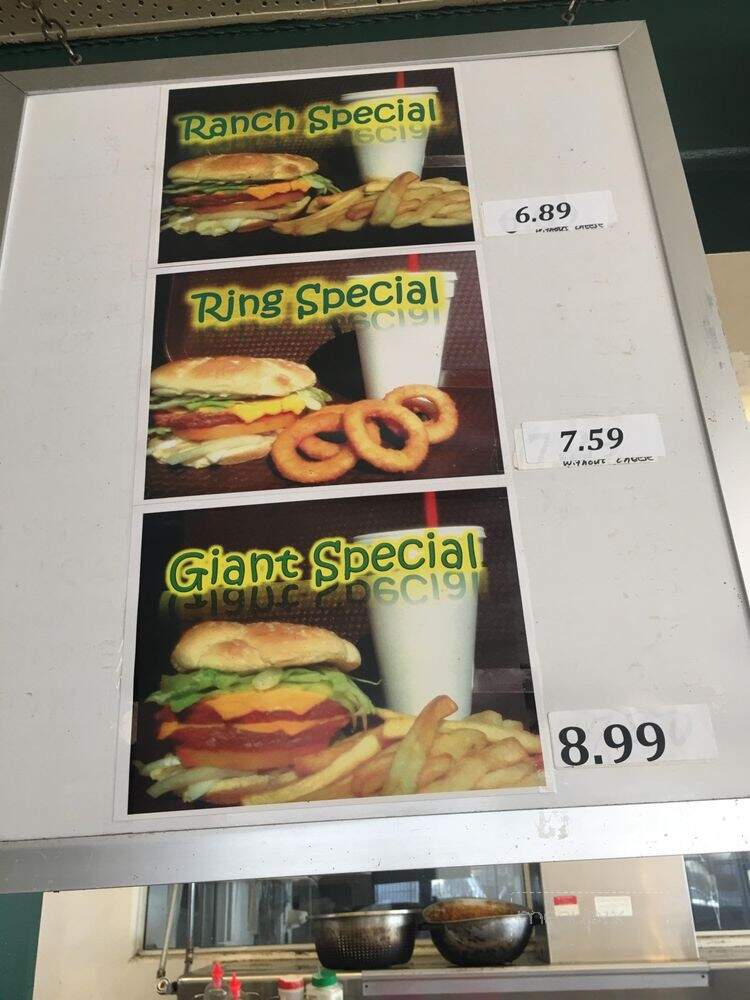 Ranch Burger - Turlock, CA menu_pic
