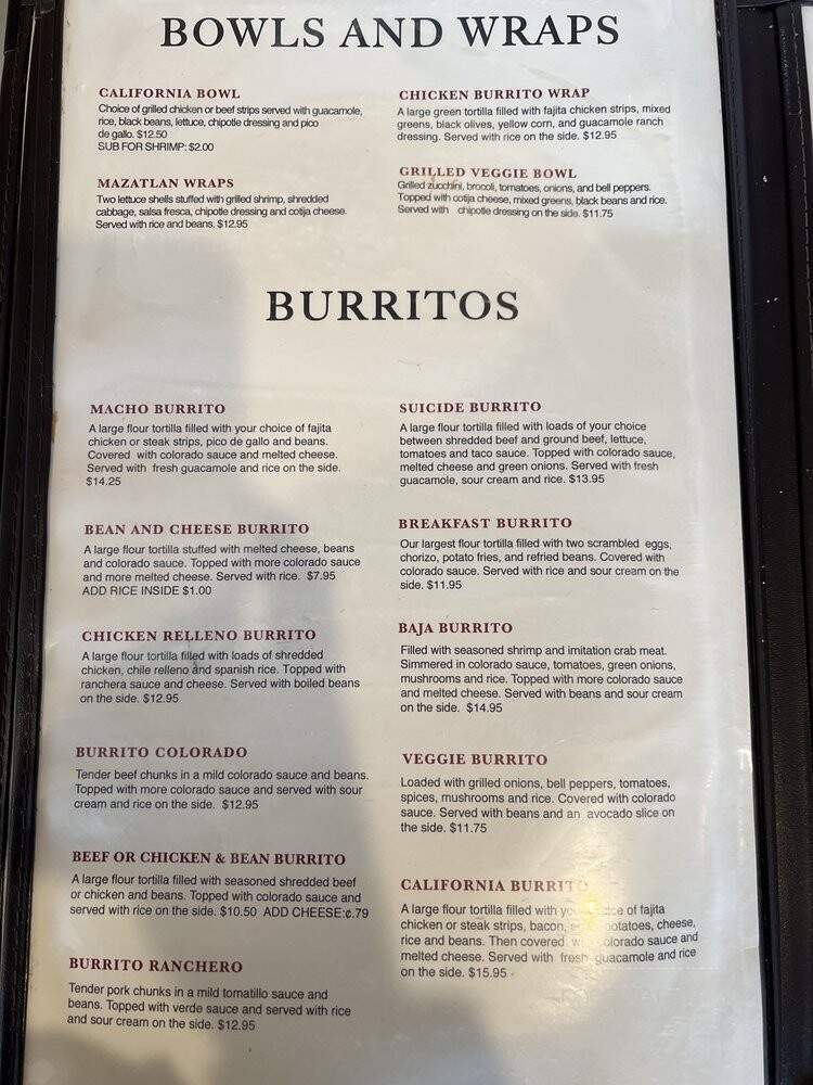 Ranch Enchilada - Yorba Linda, CA menu_pic
