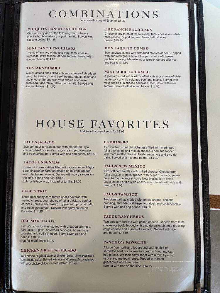 Ranch Enchilada - Yorba Linda, CA menu_pic