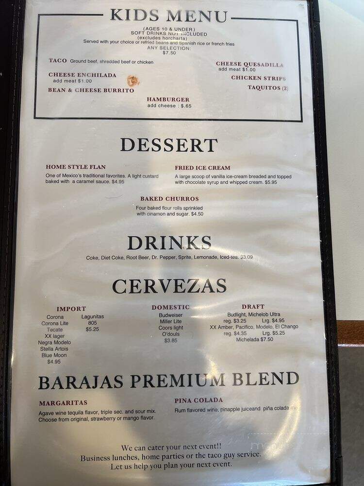 Ranch Enchilada - Yorba Linda, CA menu_pic