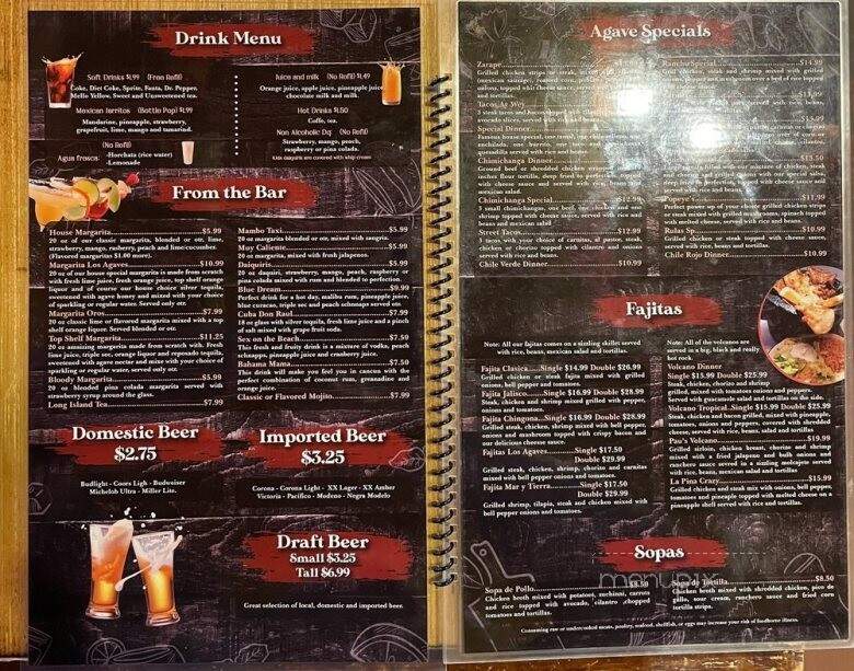 Rancho Los Agaves - Belle Fourche, SD menu_pic