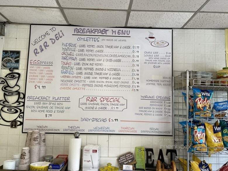 R & R Coffee Shop - Pine Brook, NJ menu_pic