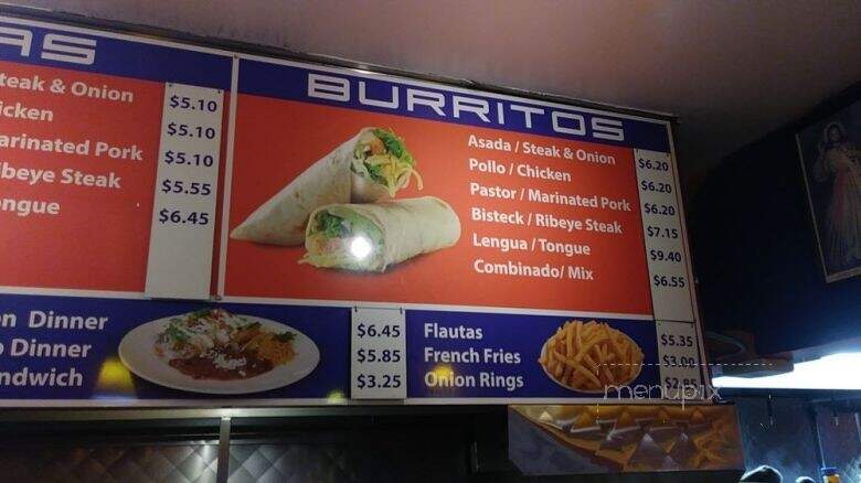 Raymond's Tacos #2 - Chicago, IL menu_pic