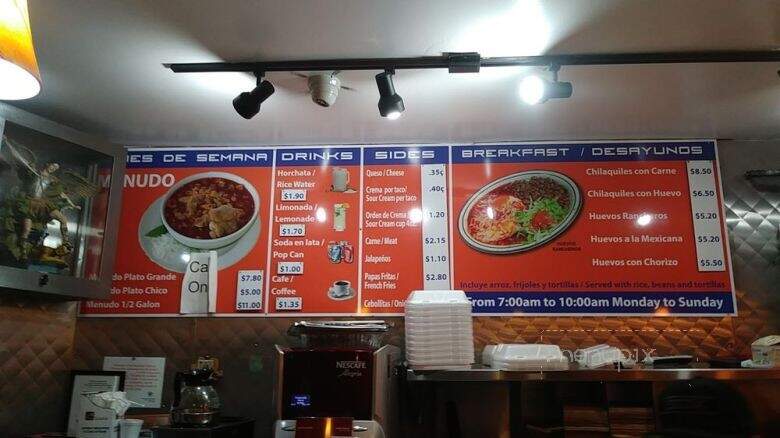 Raymond's Tacos #2 - Chicago, IL menu_pic