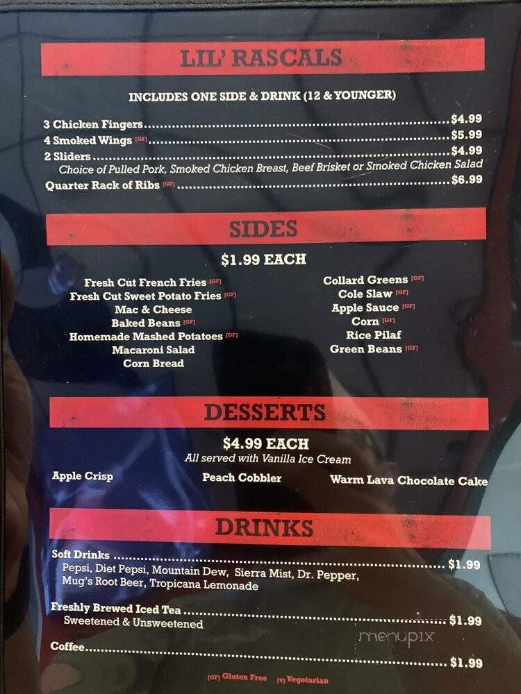 Redd's Smokehouse BBQ - Mechanicsburg, PA menu_pic
