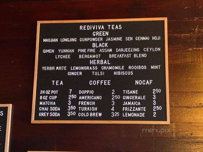 Rediviva Tea & Coffee - Olympia, WA