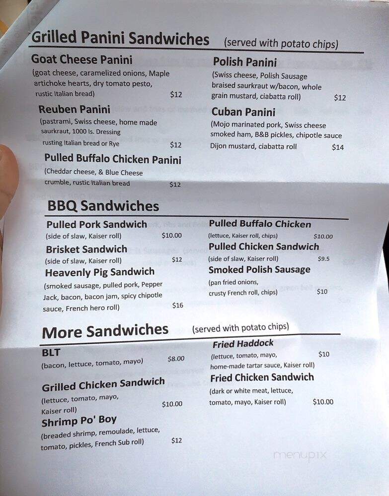 Duncan's Grille - Lake Placid, NY menu_pic