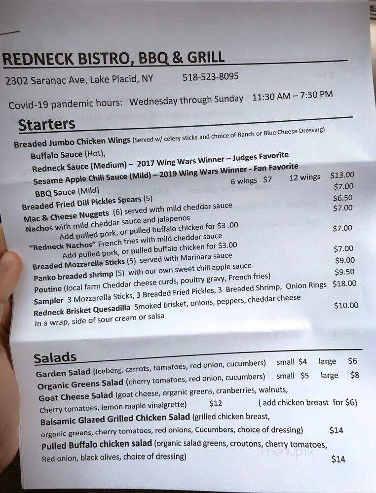 Duncan's Grille - Lake Placid, NY menu_pic