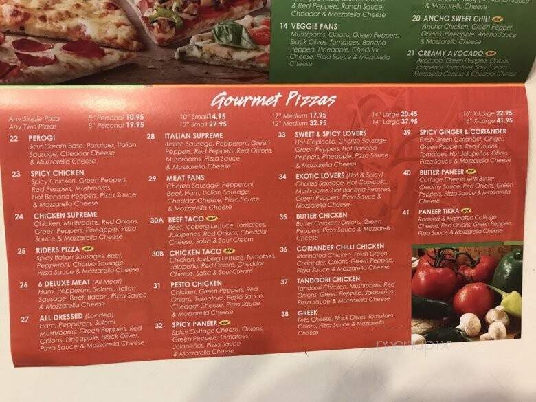 Red Swan Pizza - Saskatoon, SK menu_pic