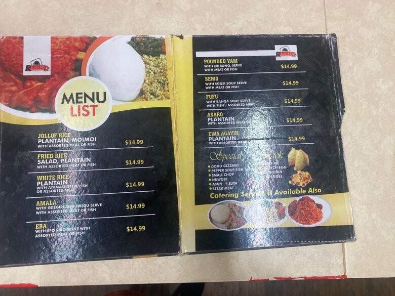 Rejoice - Lauderhill, FL menu_pic