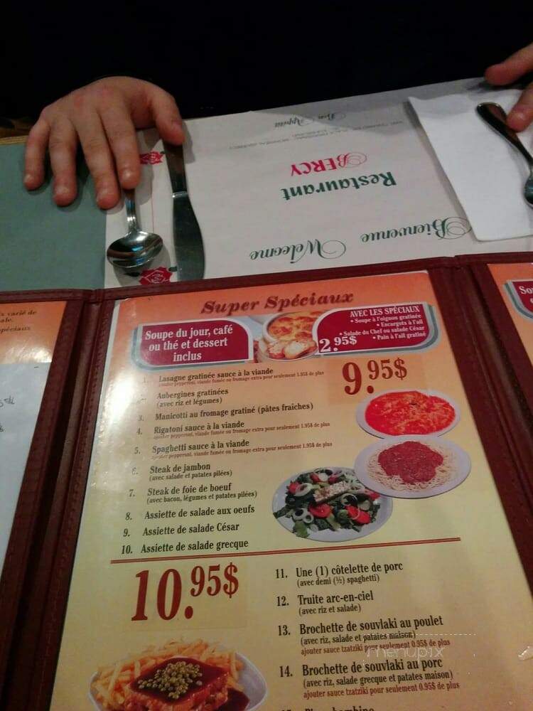 Restaurant Bercy - Montreal, QC menu_pic