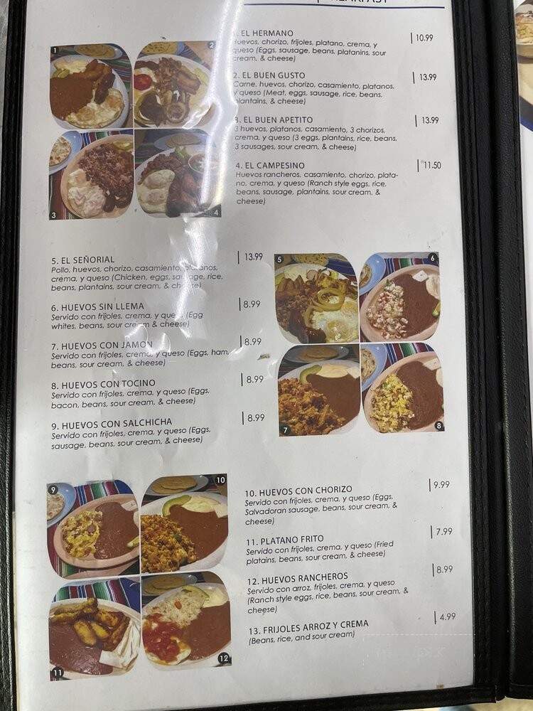 Restaurante Hermano - Los Angeles, CA menu_pic