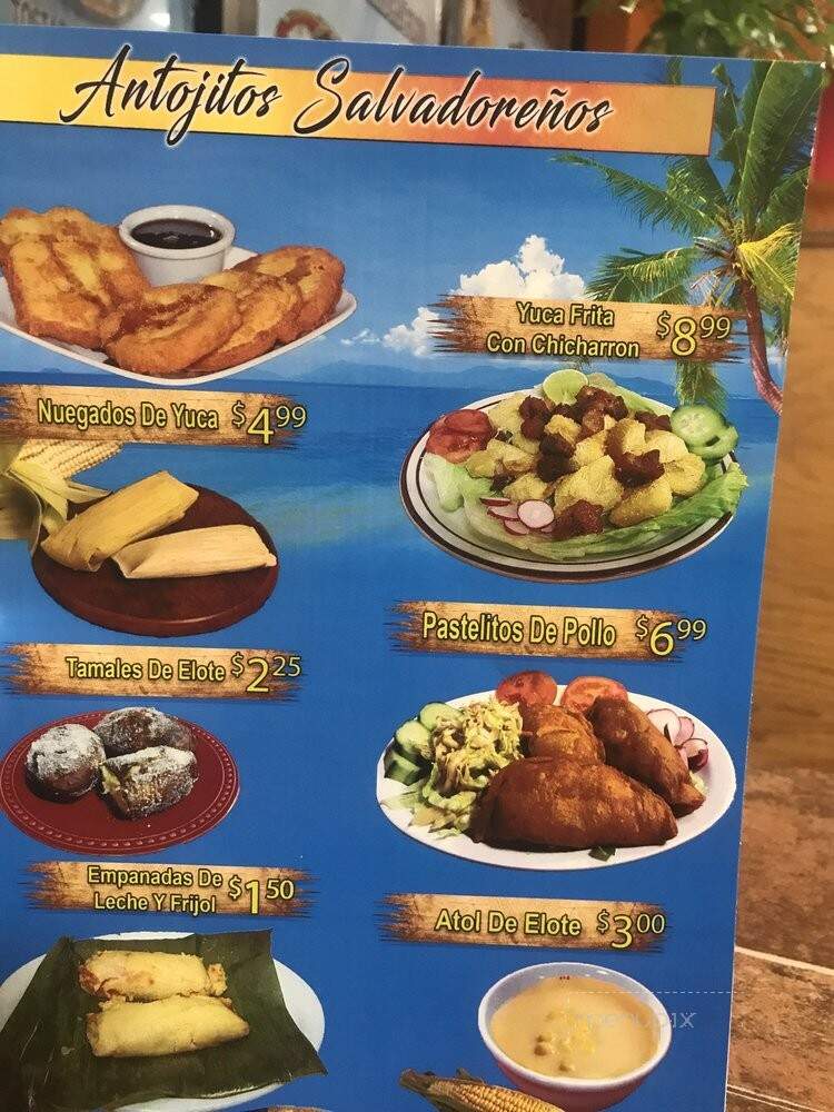 Restaurante Salvadoreno El Tazumal - Bakersfield, CA menu_pic
