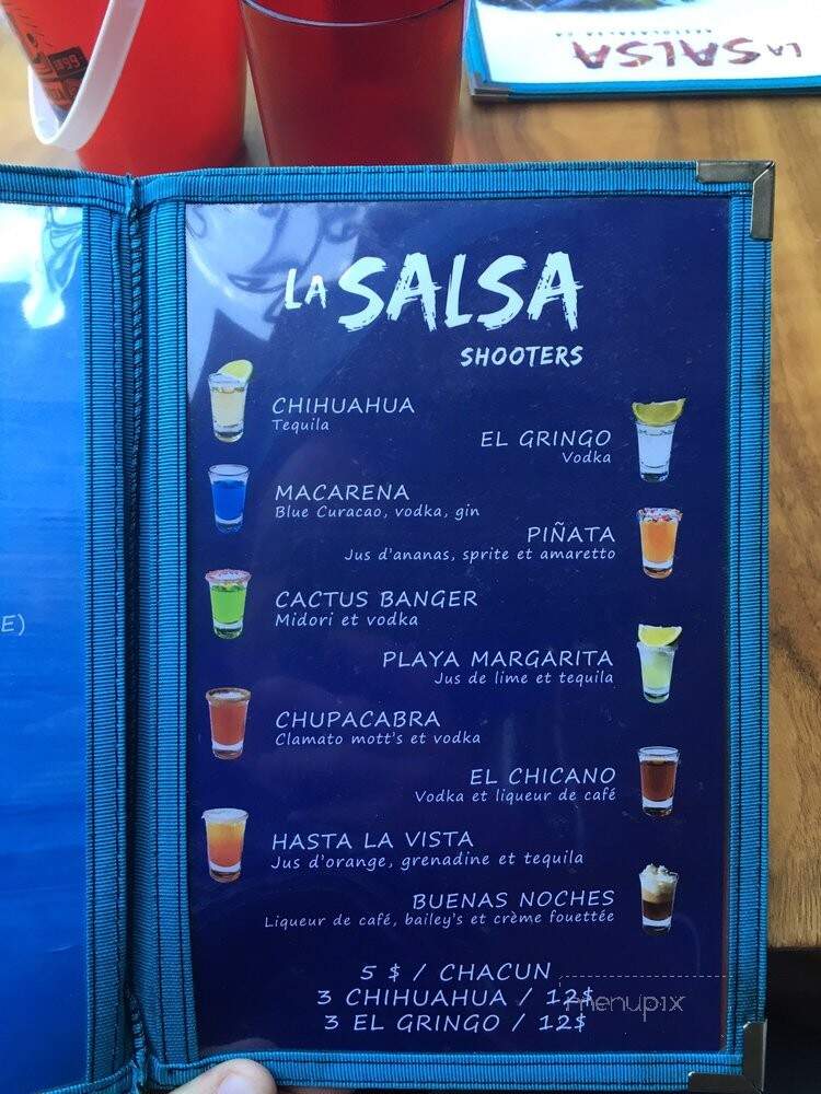 La Salsa - Quebec, QC menu_pic