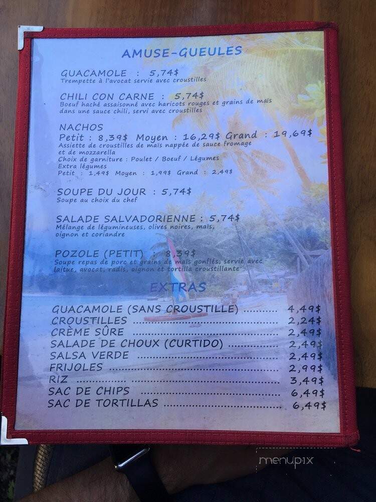La Salsa - Quebec, QC menu_pic
