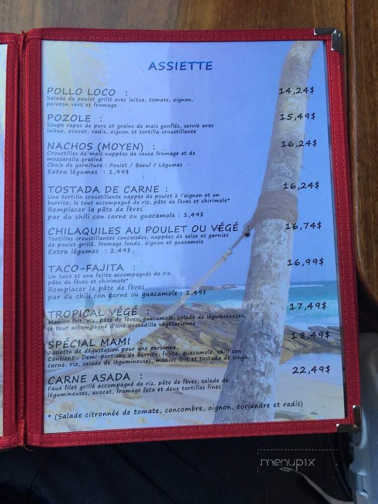 La Salsa - Quebec, QC menu_pic
