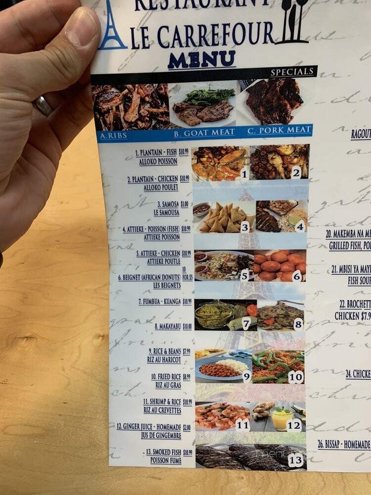 Restaurant Le Carrefour - West Valley City, UT menu_pic